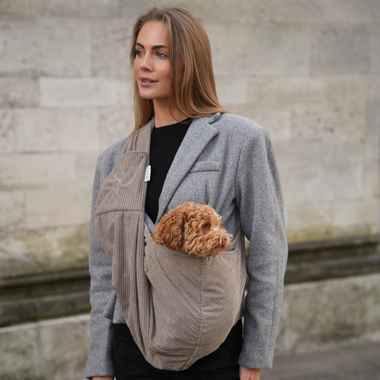 Staey - Ava Bæresele i Fløjl, Taupe