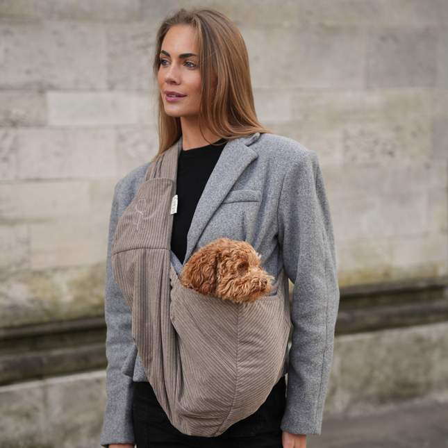 Staey - Ava Bæresele i Fløjl, Taupe