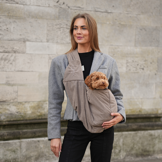 Staey - Ava Bæresele i Fløjl, Taupe