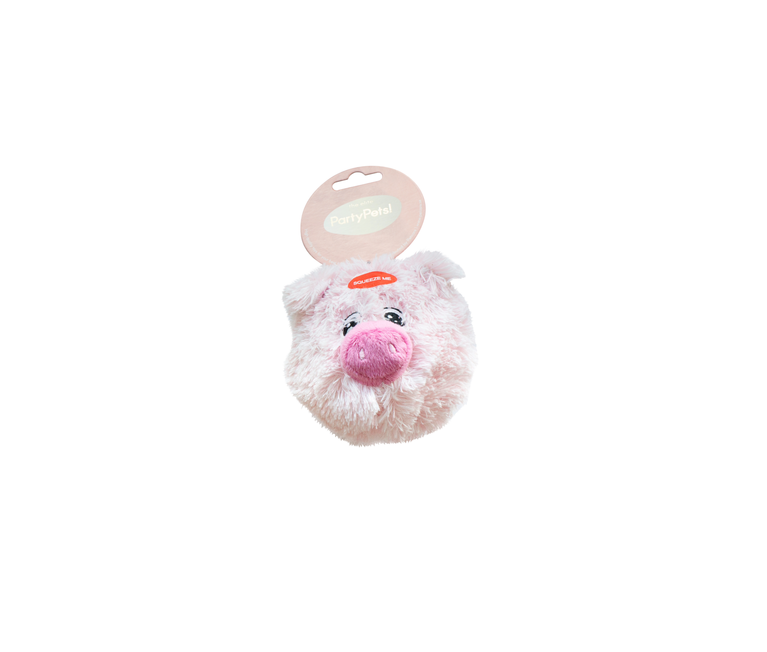 Party Pets Gris bold i plys, 10 cm