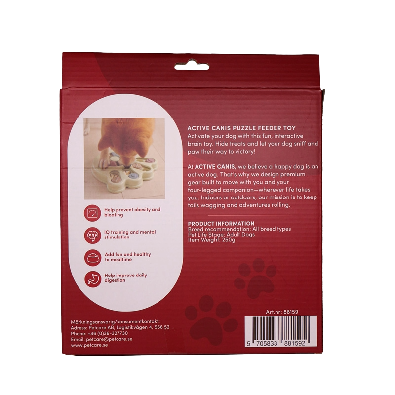 Active Canis Puzzle Plate bagside