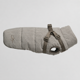 Staey - Vera Hundefrakke m. sele, Herringbone Mocca