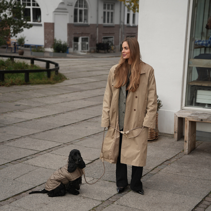 Staey - Nora Hundefrakke, Taupe
