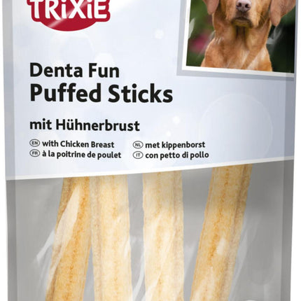 Denta Fun Puffede Stænger med Kyllingebryst