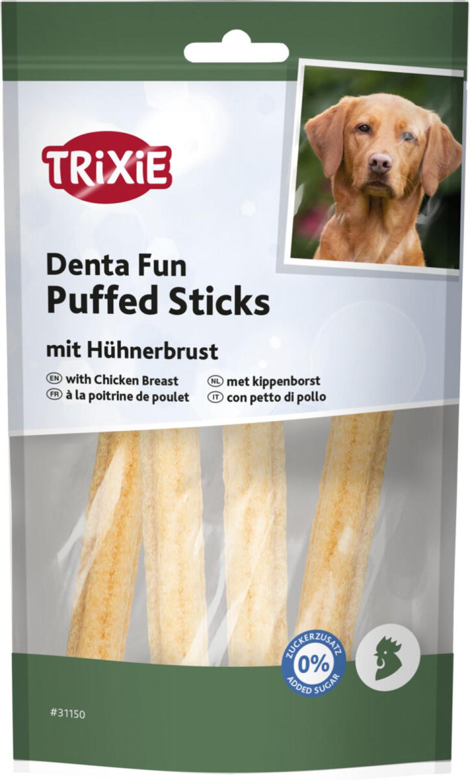Denta Fun Puffede Stænger med Kyllingebryst