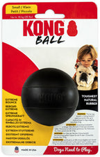 KONG Extreme Ball Small, sort gummibold