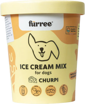 Furree Ice Cream Mix hundeis med churpi-ost