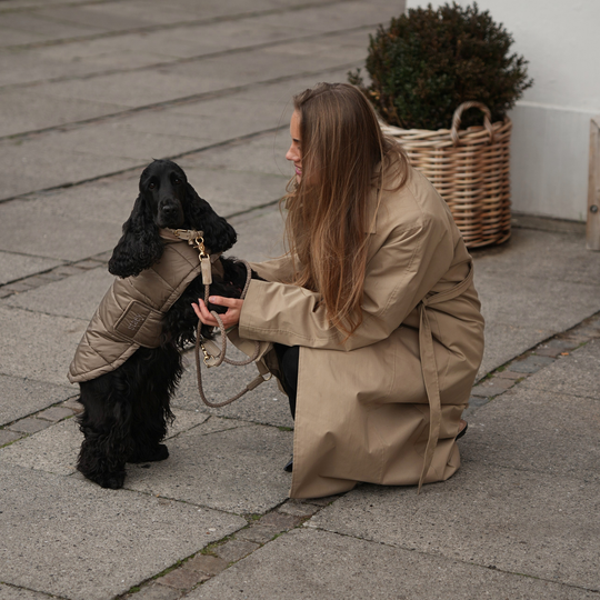 Staey - Nora Hundefrakke, Taupe