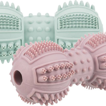 Trixie - Hvalpelegetøj Dumbbell, 9 cm (Assorteret)