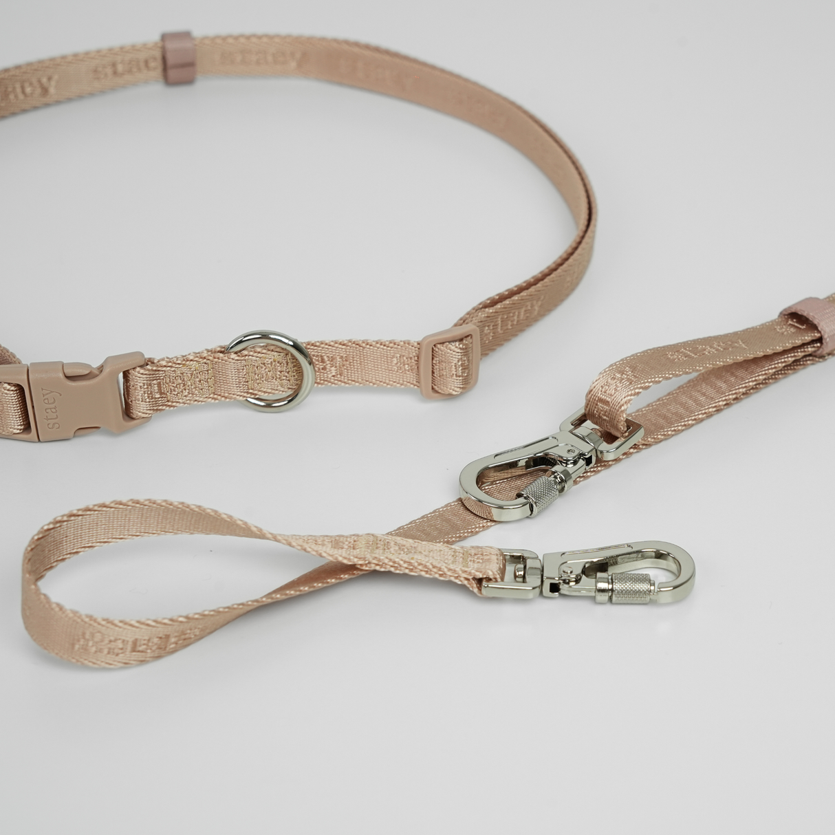 Staey - Håndfri Hundesnor, Light Rose