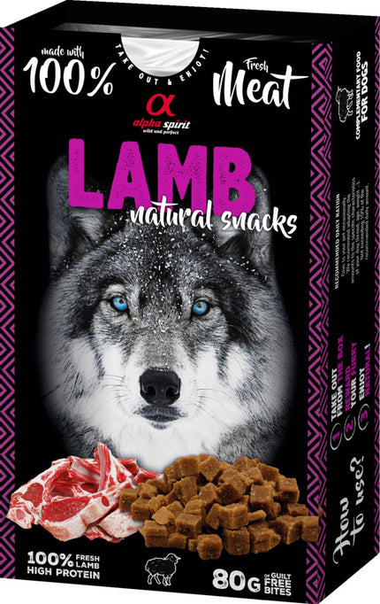 AlphaSpirit Naturals -  Snacks m. Lam, 80g