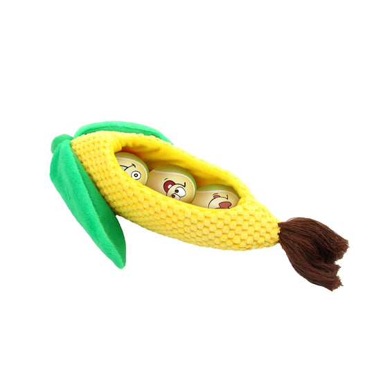 Meta Ball – Sæt m. 3 Bolde & Knitrende Majskolbe