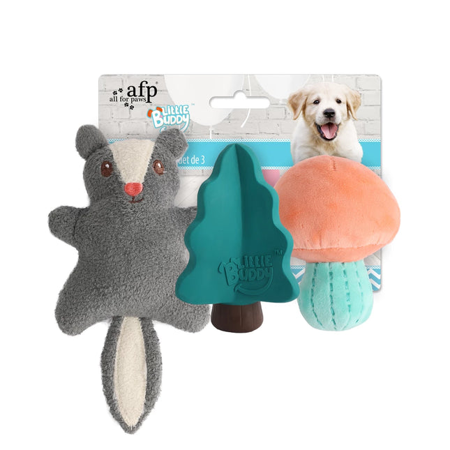 Little Buddy – 3-pak Skovvenner m. Pivelyd