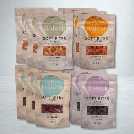 Barkii - Bløde godbidder 12 poser