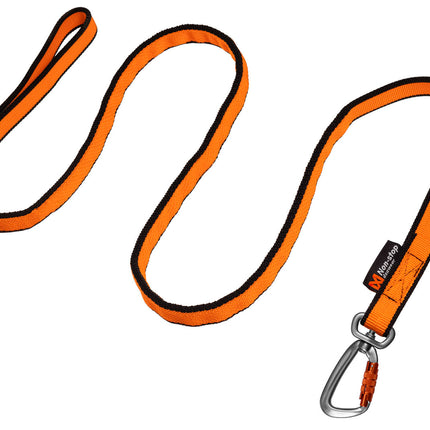 Non-stop Dogwear - Bungee leash, orange/sort