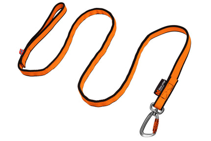 Non-stop Dogwear - Bungee leash, orange/sort