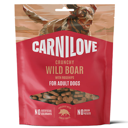 Carnilove Crunchy Snack Vildsvin med Hyben – 200g