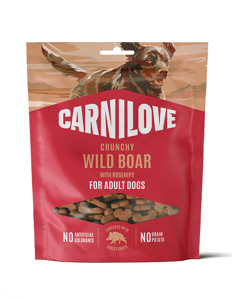 Carnilove Crunchy Snack Vildsvin med Hyben – 200g
