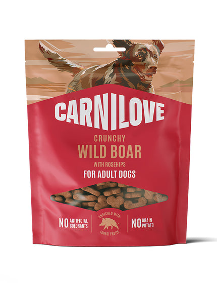 Carnilove Crunchy Snack Vildsvin med Hyben – 200g