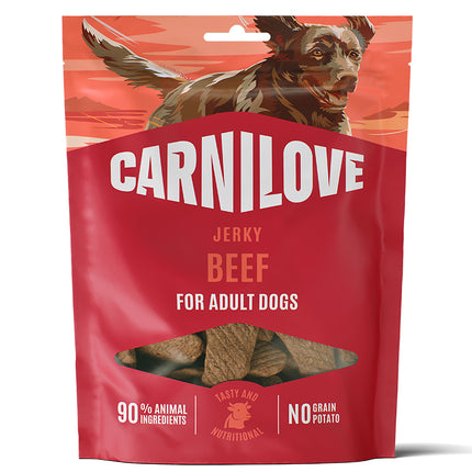 Carnilove Jerky-godbidder Oksekødsfilet – 100g