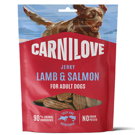Carnilove Jerky-godbidder Lam & Laks – 100g