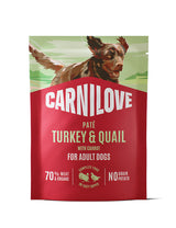Carnilove Pouch Paté Kalkun & Vagtel med Gulerod – 300 g