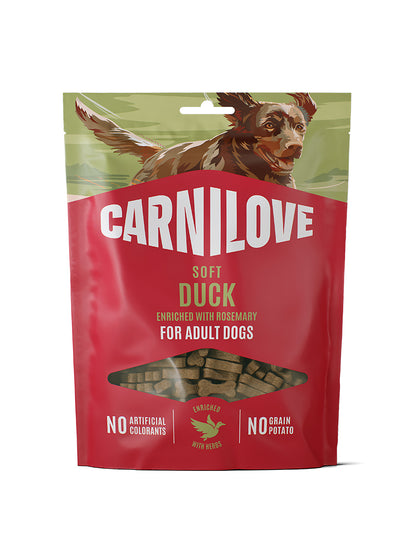 Carnilove - Bløde Godbidder m. And & Rosmarin