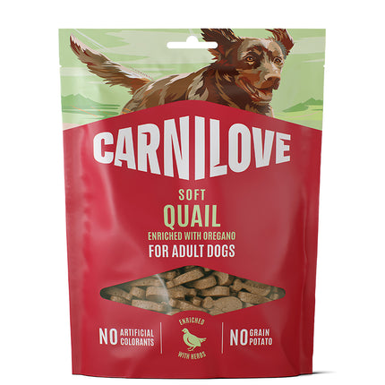 Carnilove bløde godbidder vagtel & oregano