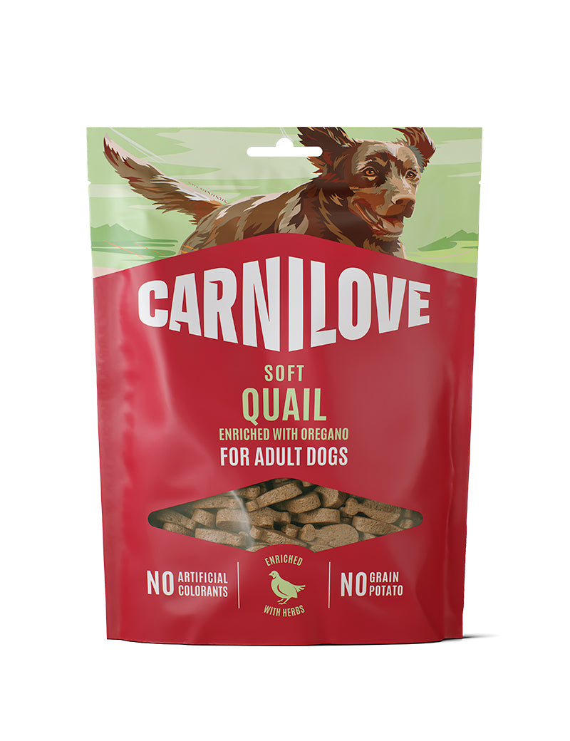 Carnilove bløde godbidder vagtel & oregano