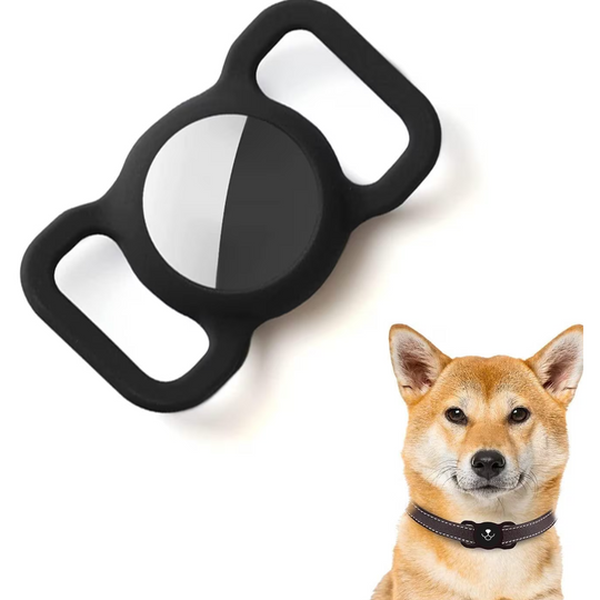 AirTag holder til hundehalsbånd, hvid
