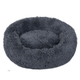 Fluffy Donut Hundeseng, antracit grå