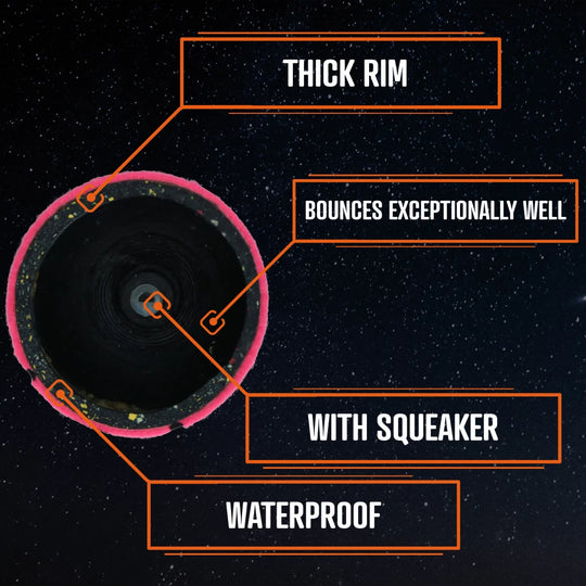 Dog Comets Tennisbold m. Pivelyd – Pink (3-pak)