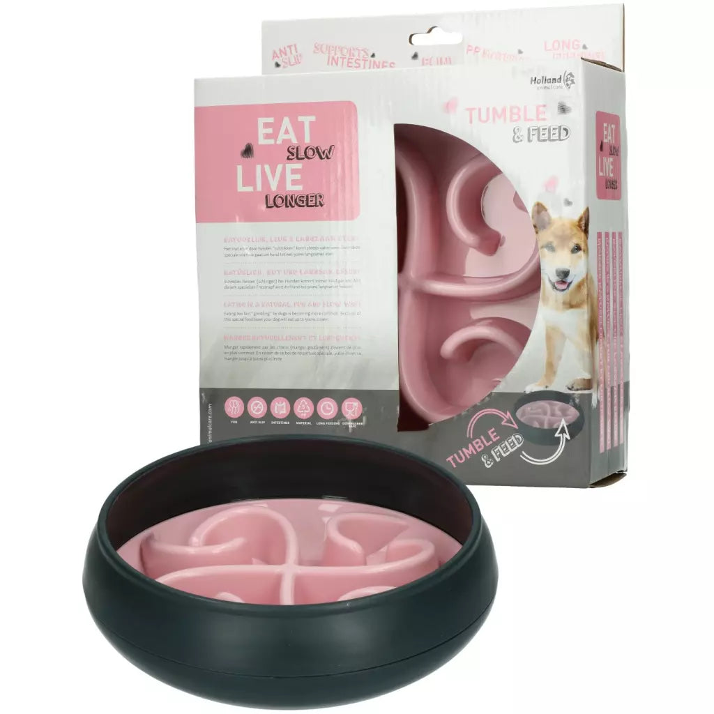 Eat Slow - Slowfeeder, Rosa