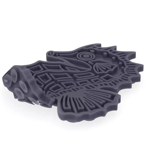 Eat Slow - Søhest Slikkemåtte, Grå