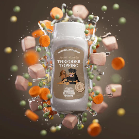 Tørfoder topping m. kylling (300 ml.)
