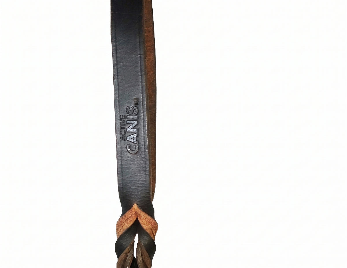 Active Canis Hundesnor i Læder 180 cm, Brun