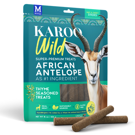 KAROO Wild - Sticks m. Antilope & Timian, 454g