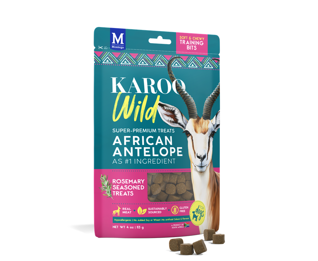 KAROO Wild - Træningsgodbidder m. Antilope & Rosmarin, 113g