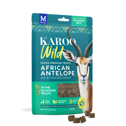KAROO Wild - Træningsgodbidder m. Antilope & Timian, 113g