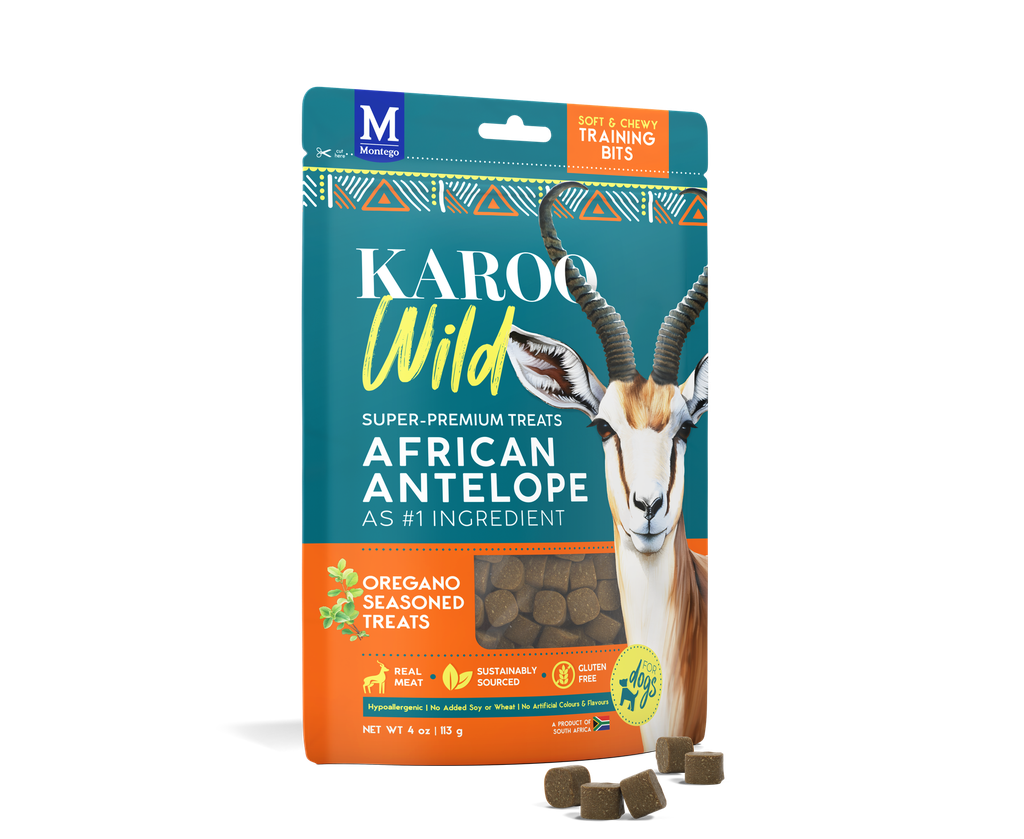 KAROO Wild - Træningsgodbidder m. Antilope & Oregano, 113g