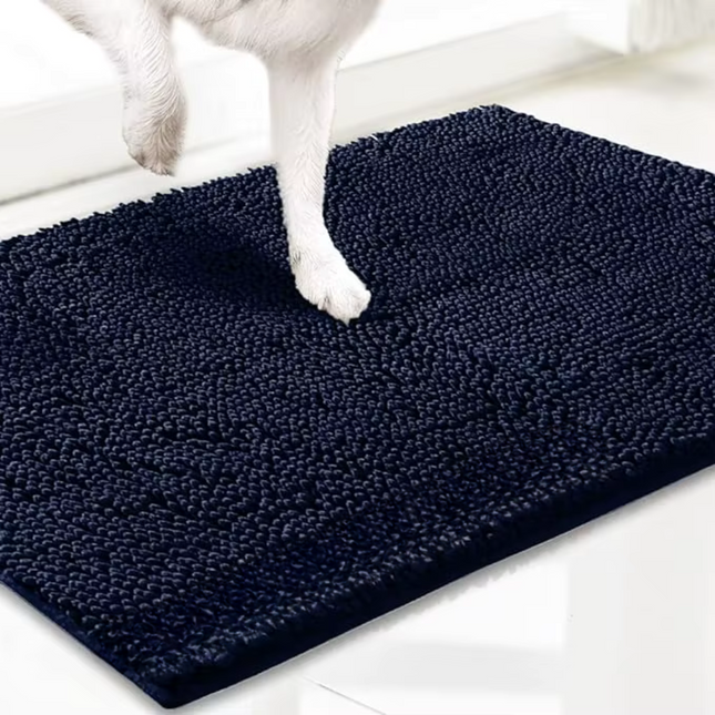 Superabsorberende Mikrofiber Dørmåtte, Blå