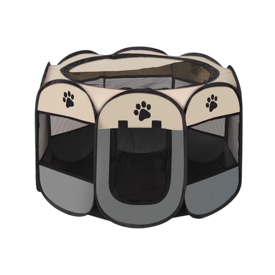 Foldbar Canvas Løbegård, Ø114 cm