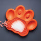 2-i-1 Paw Feeder & Slikkemåtte Large, Orange