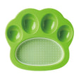 2-i-1 Paw Feeder Mini og slikkemåtte i grøn fra PetDreamHouse
