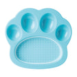 2-i-1 Paw Feeder Mini og slikkemåtte i blå fra PetDreamHouse
