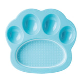 2-i-1 Paw Feeder Mini og slikkemåtte i blå fra PetDreamHouse