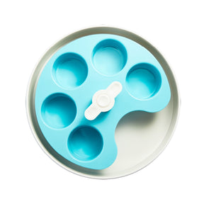 Slowfeeder Spin Palette i blå fra PetDreamHouse