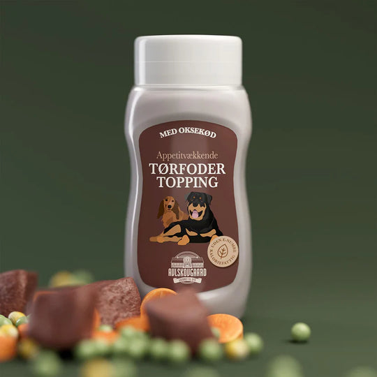 Tørfoder topping m. okse (300 ml.)