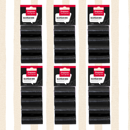 Pakketilbud - Hundeposer 4x20stk. - 6 Pakker