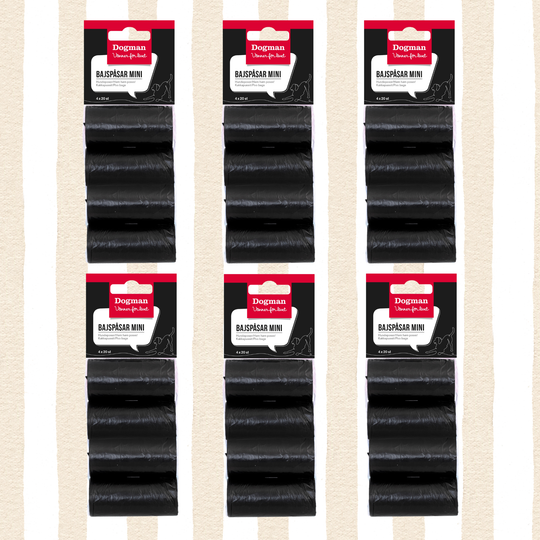 Pakketilbud - Hundeposer 4x20stk. - 6 Pakker